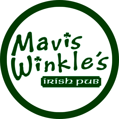 Mavis winkle's irish pub logo